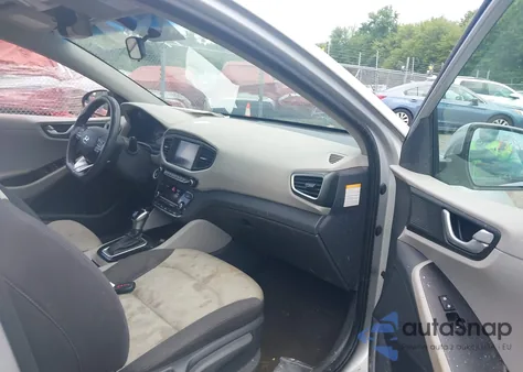 2018 Hyundai Ioniq Hybrid Blue from USA, damaged, VIN KMHC65LC9JU102059